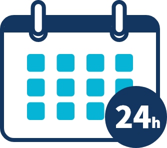 24時間予約が可能