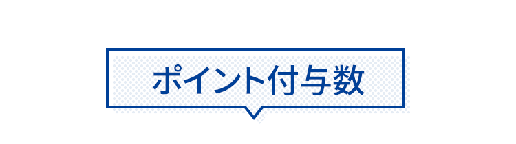 付与ポイント数