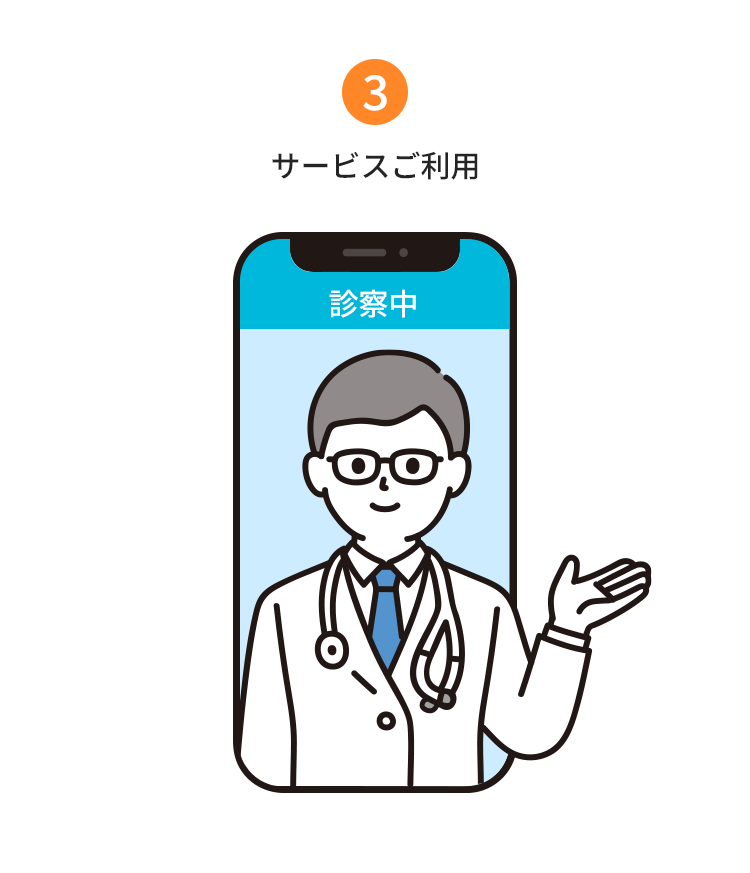 ③サービスご利用